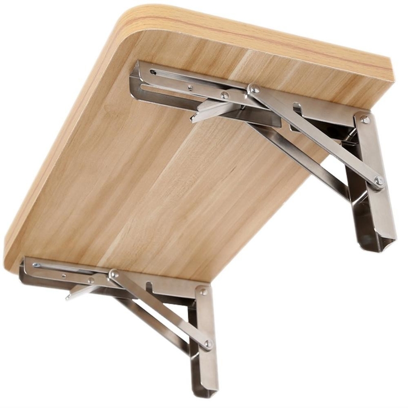 Triangle Adjustable Bench Table Bracket L Angle Wall Mounting Shelf